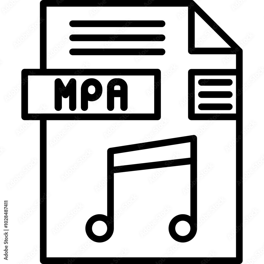 MPA File Format Icon MPA File Format Icon