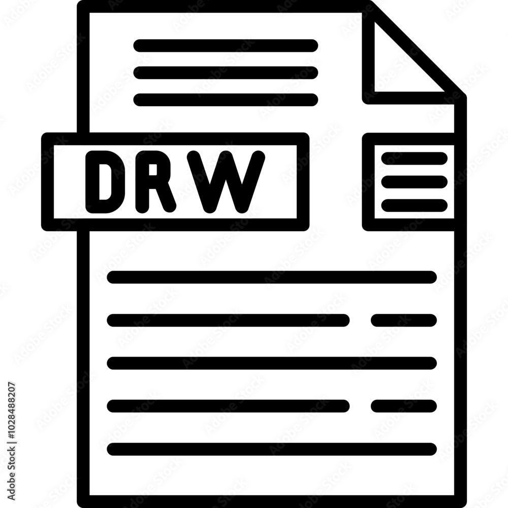 DRW File Format Icon DRW File Format Icon