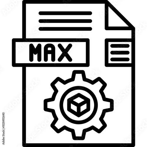MAX File Format Icon