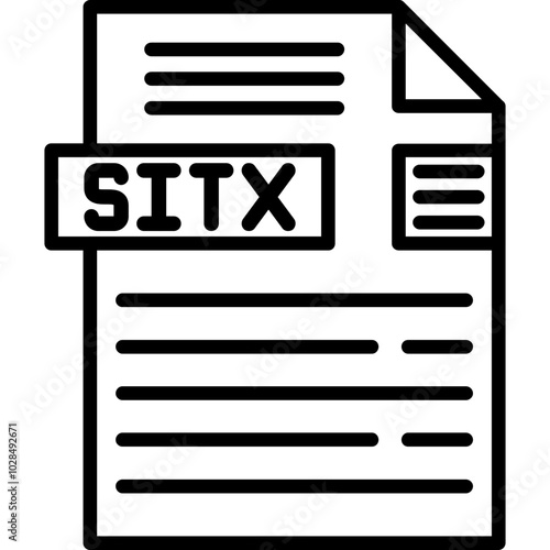 SITX File Format Icon photo