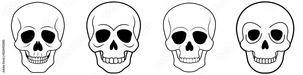 line art vector illustration collection of skull . isolate on a white background. SVG and PNG
line art vector illustration collection of skull . isolate on a white background. SVG and PNG