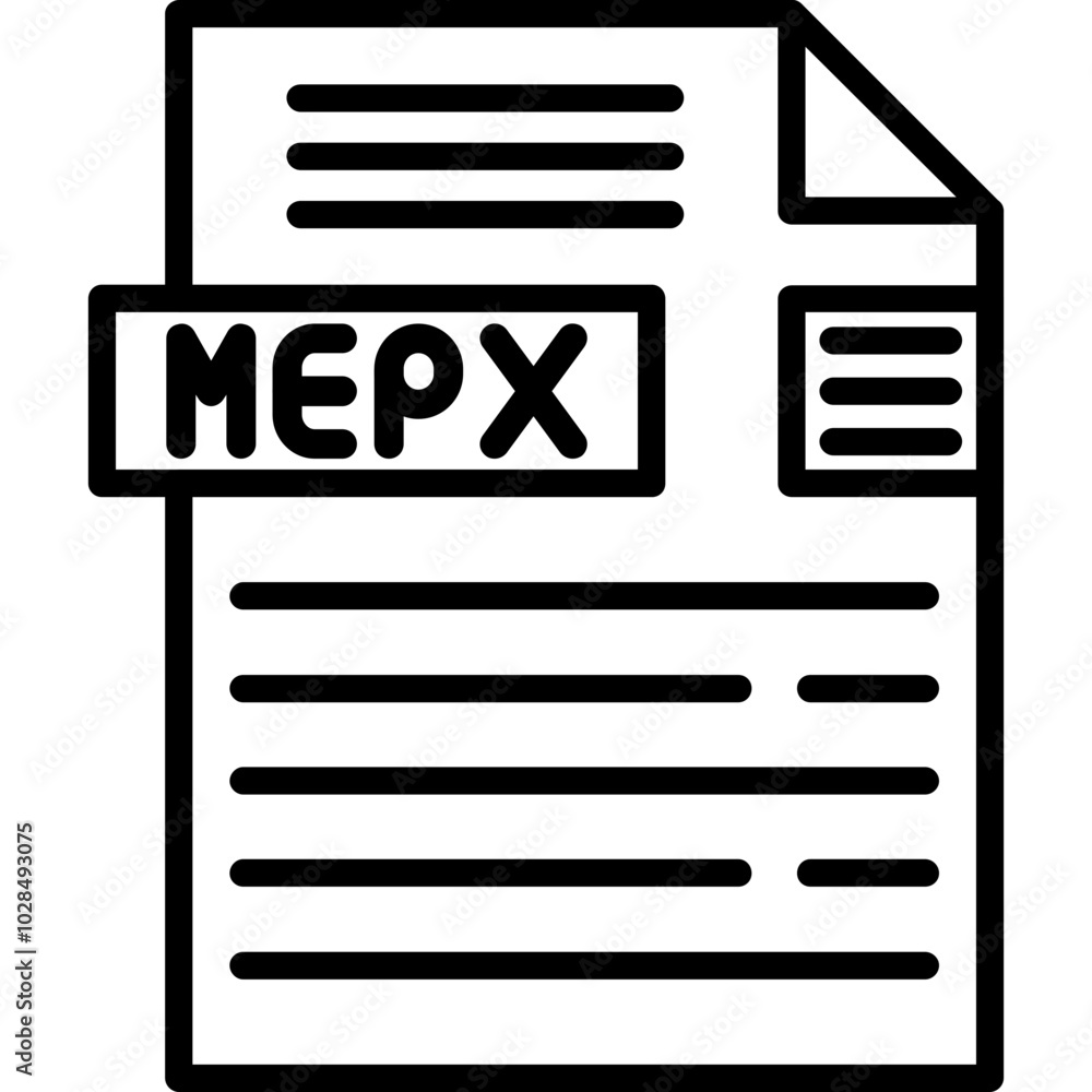 MEPX File Format Icon MEPX File Format Icon