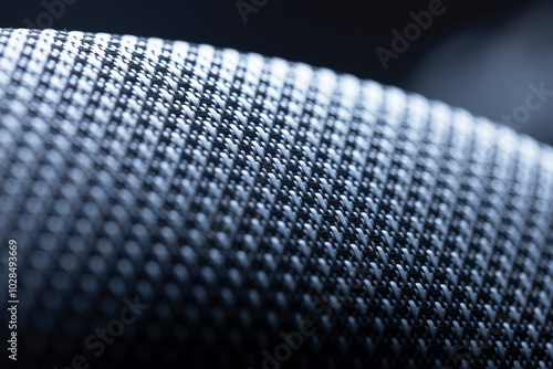 Close-up Texture of Woven Fabric Material