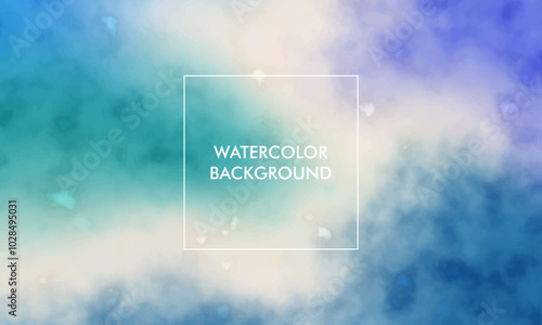 watercolor background with full color