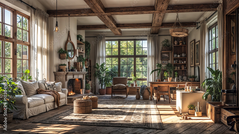 Fototapeta premium interior of the house