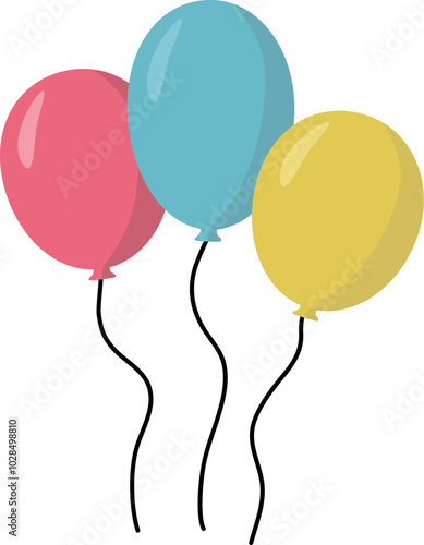 birthday party balloons