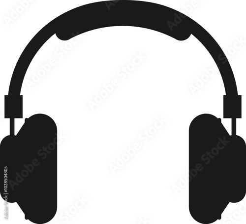Podcast Headphones Silhouette