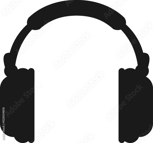 Podcast Headphones Silhouette