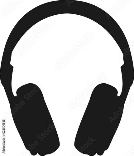 Podcast Headphones Silhouette
