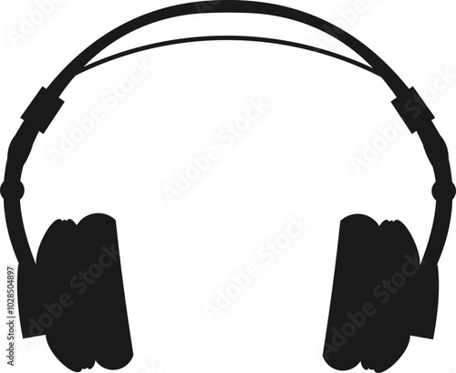 Podcast Headphones Silhouette