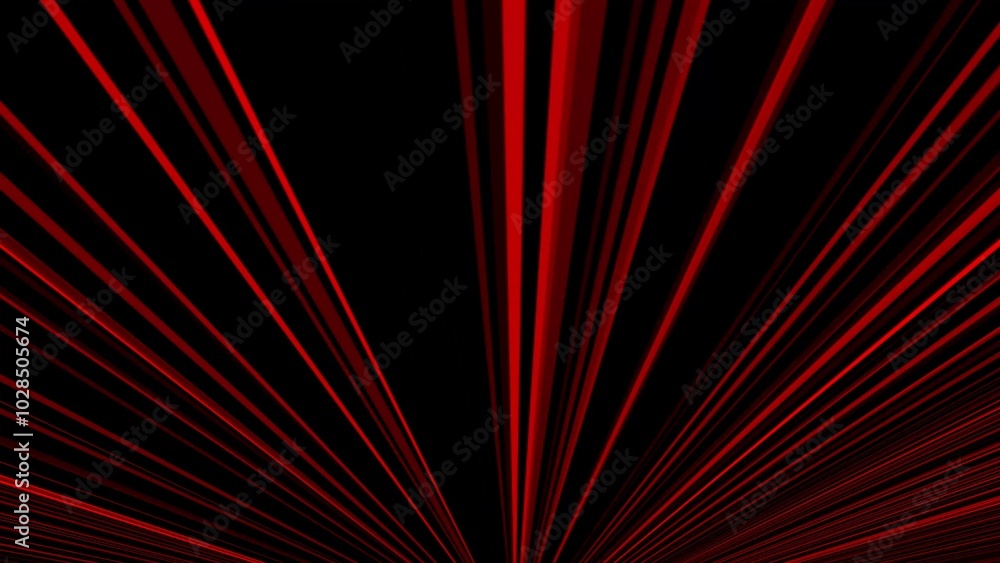 Obraz premium light ray star abstract background. Glowing and flickering laser rays from bottom to top.