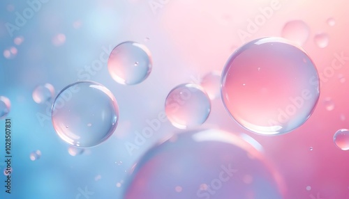 pink bubbles