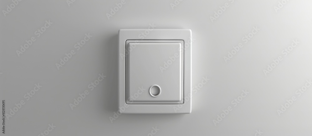 Light Control Switch Isolated on White Background Light Control Switch Isolated on White Background