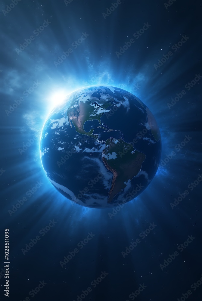 Fototapeta premium earth from space