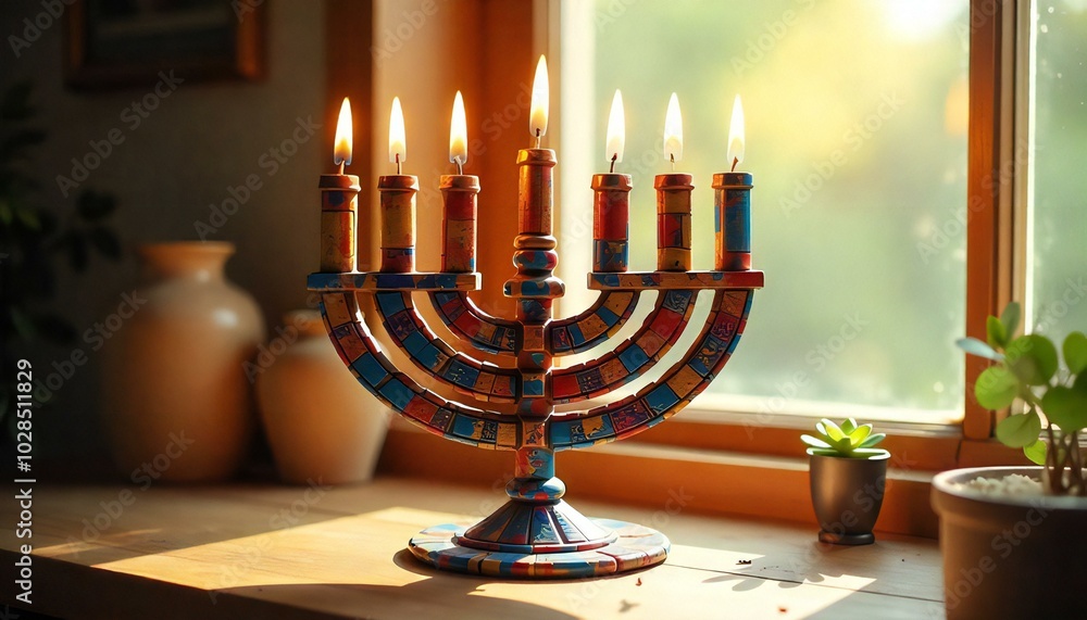Artistic Menorah Showcasing a Nested Menorah Design
Generated by AI Artistic Menorah Showcasing a Nested Menorah Design
Generated by AI