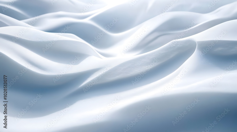 Obraz premium Clean white snowdrift texture pattern. subtle abstract winter background