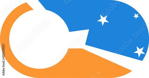 Switch Off Icon of Argentine Antarctica Flag