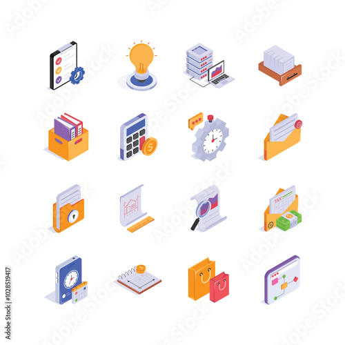 Take a look at this amazing icons set of project management