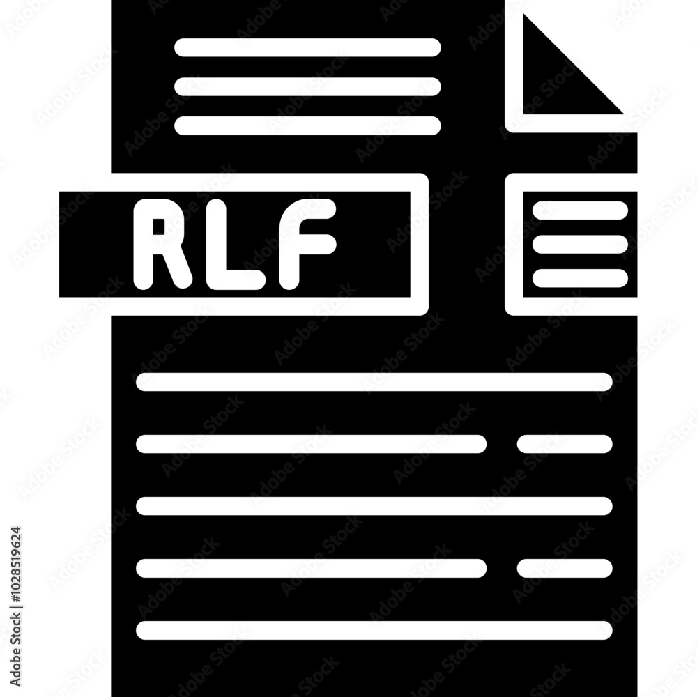 RLF File Format Icon RLF File Format Icon