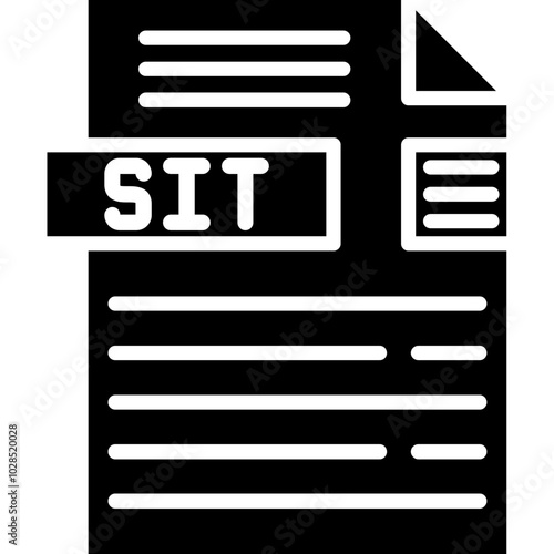 SIT File Format Icon photo