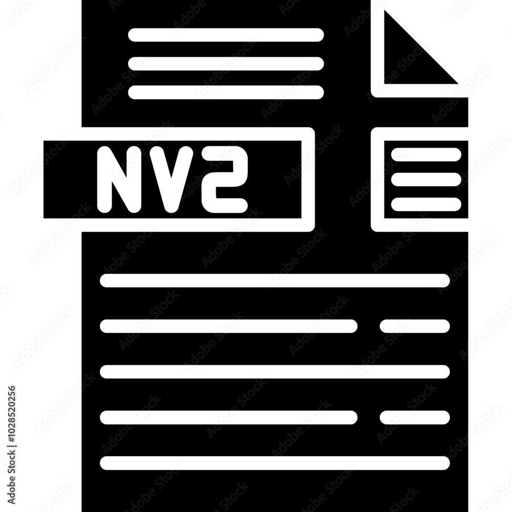 Nv2 File Format Icon Nv2 File Format Icon