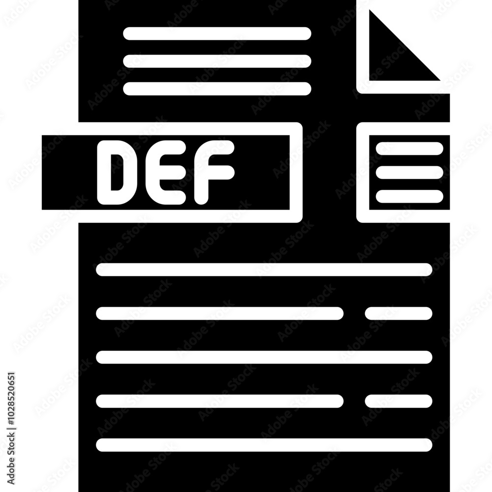 DEF File Format Icon DEF File Format Icon