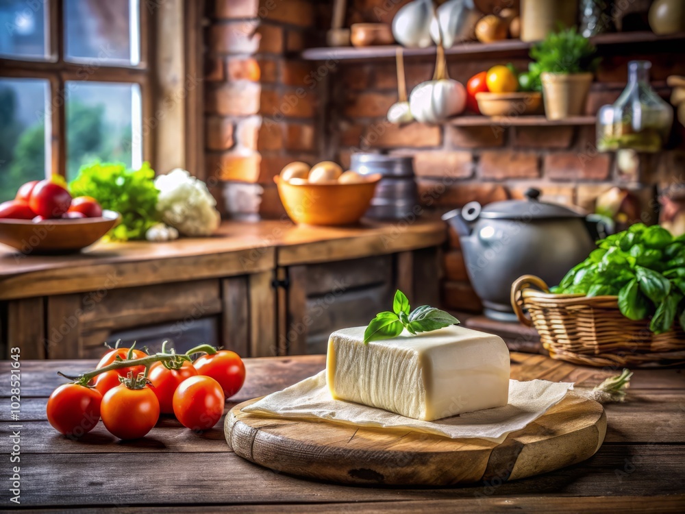 Urban Exploration Photography: Fresh Mozzarella Cheese Package on Counter in Balti, Moldova - Capturing Everyday Moments in a City Setting Urban Exploration Photography: Fresh Mozzarella Cheese Package on Counter in Balti, Moldova - Capturing Everyday Moments in a City Setting