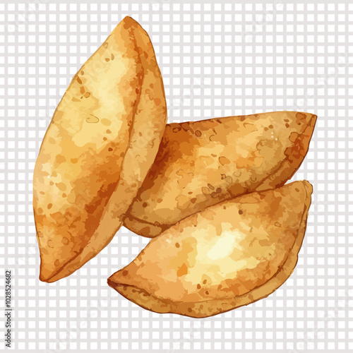 a couple of fried food sitting on top of a table
