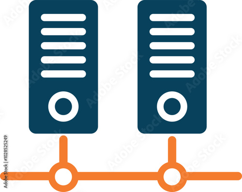 Web Hosting Icon Element