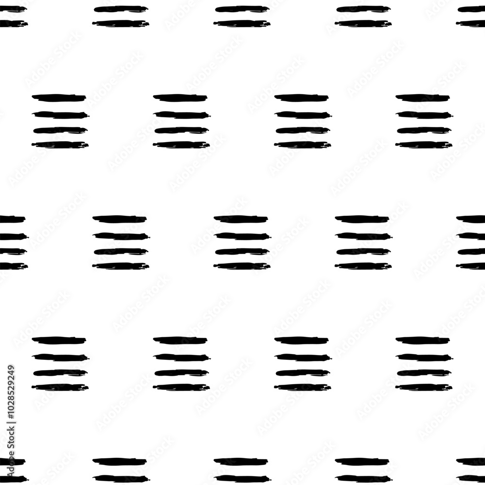 Aesthetic Contemporary printable seamless pattern with abstract line, dot, shape brush stroke in black and white colors. Boho background in minimalist style vector Illustration for wallpaper fabric Aesthetic Contemporary printable seamless pattern with abstract line, dot, shape brush stroke in black and white colors. Boho background in minimalist style vector Illustration for wallpaper fabric