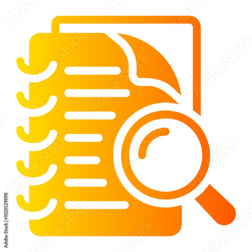 plagiarism Gradient icon