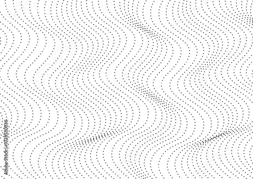 ラインウェーブ ドット グラフィック 背景素材