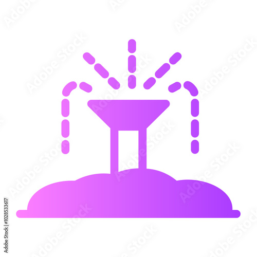 irrigation gradient icon