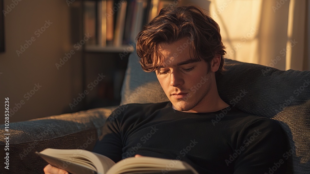 Man Reading Man Reading