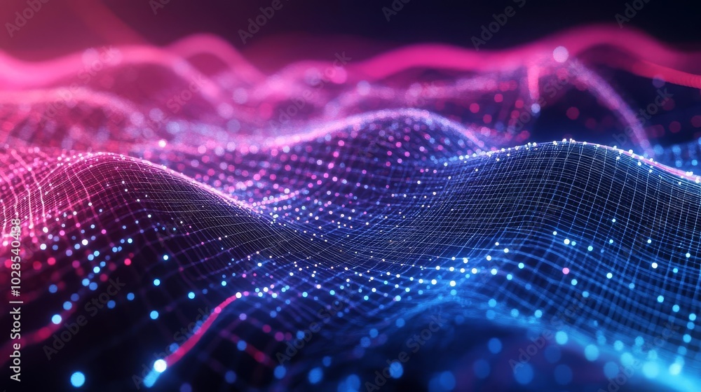 Modern digital abstract 3D background Copy space Based on Generative AI Modern digital abstract 3D background Copy space Based on Generative AI