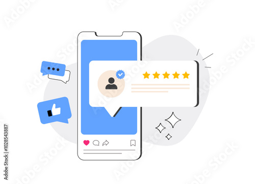 Social proof influencer marketing. Success stories, customer and influencer feedback. Brand promotion and endorsements. Positive reviews and user experiences builds trust and boosts brand credibility