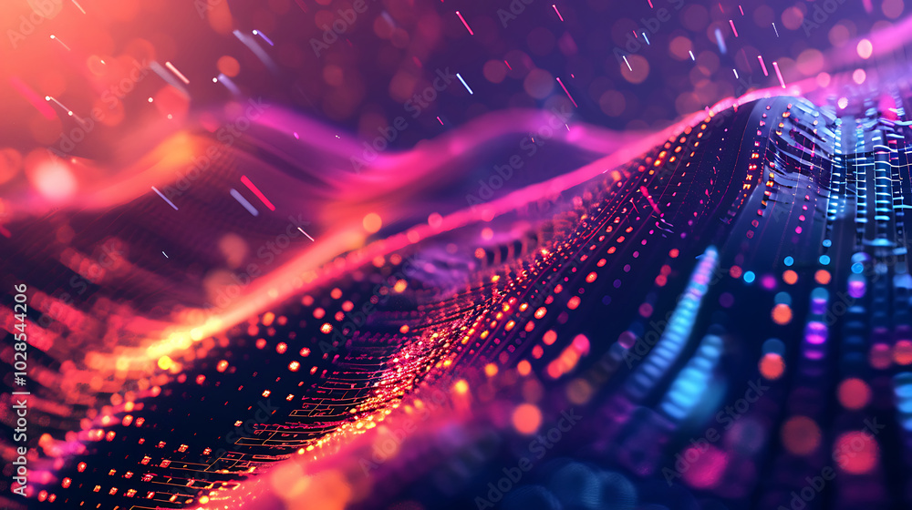 Obraz premium technology banner