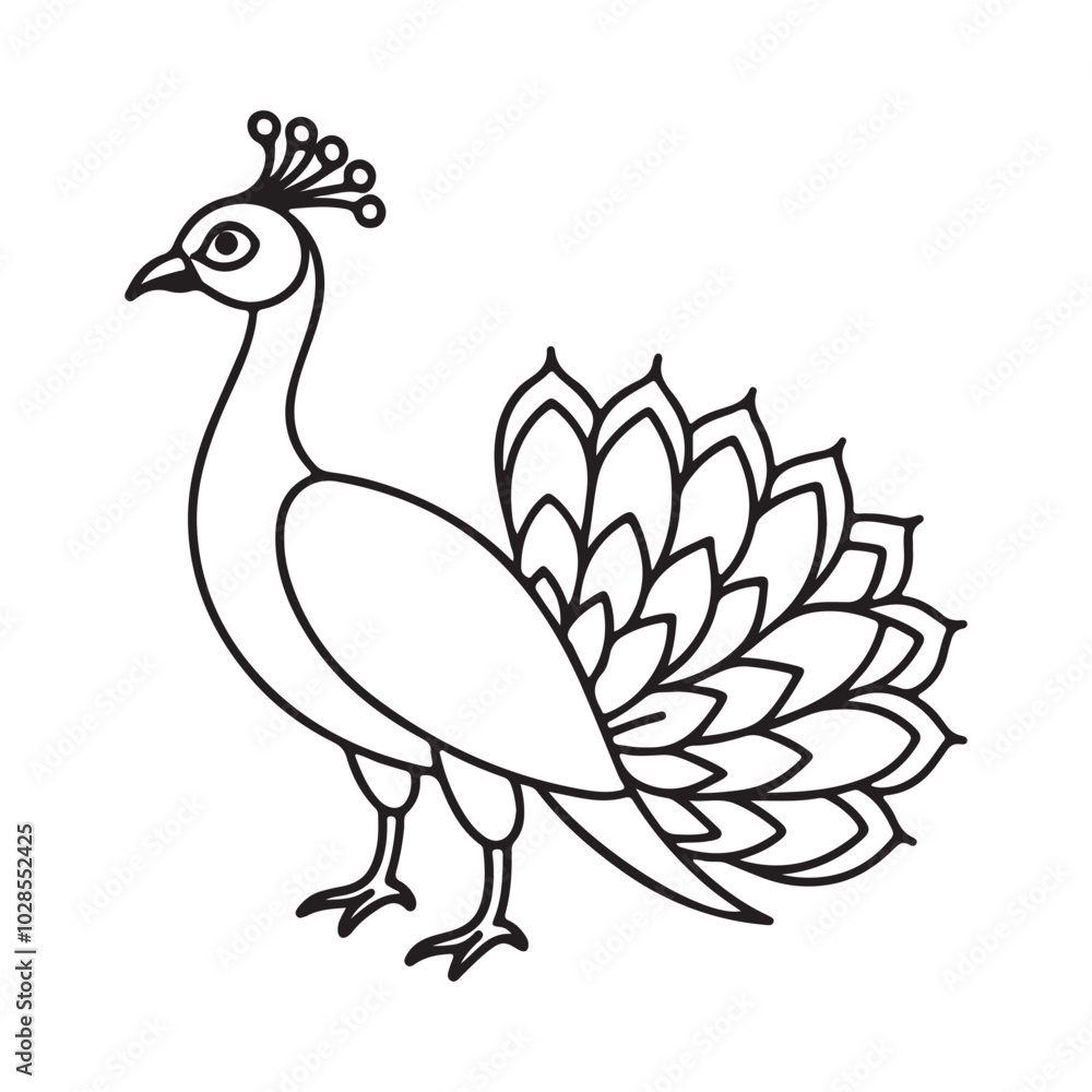 vector silhouette image of apeacock on a white background
vector silhouette image of apeacock on a white background