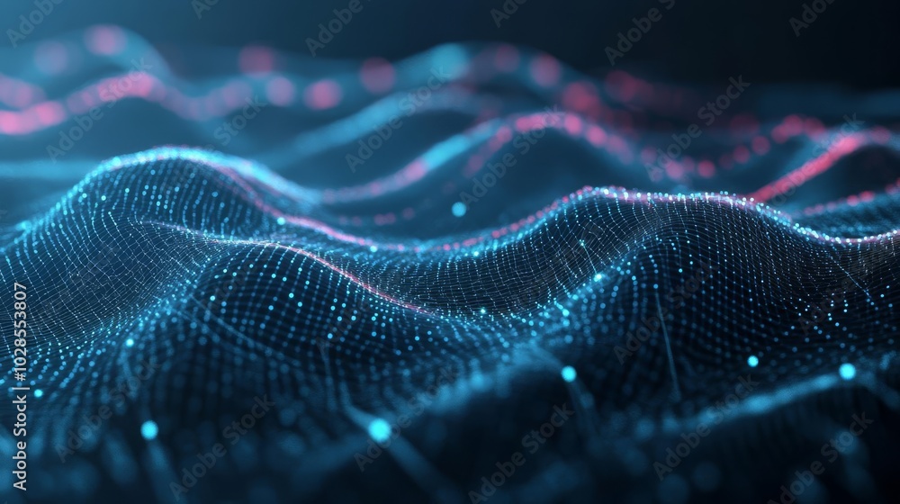 Modern digital abstract 3D background Copy space Based on Generative AI Modern digital abstract 3D background Copy space Based on Generative AI