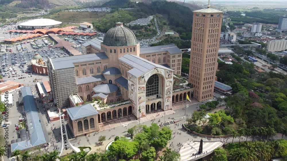 Sanctuary of Our Lady of Aparecida, October 12th, the day of the patron saint of Brazil