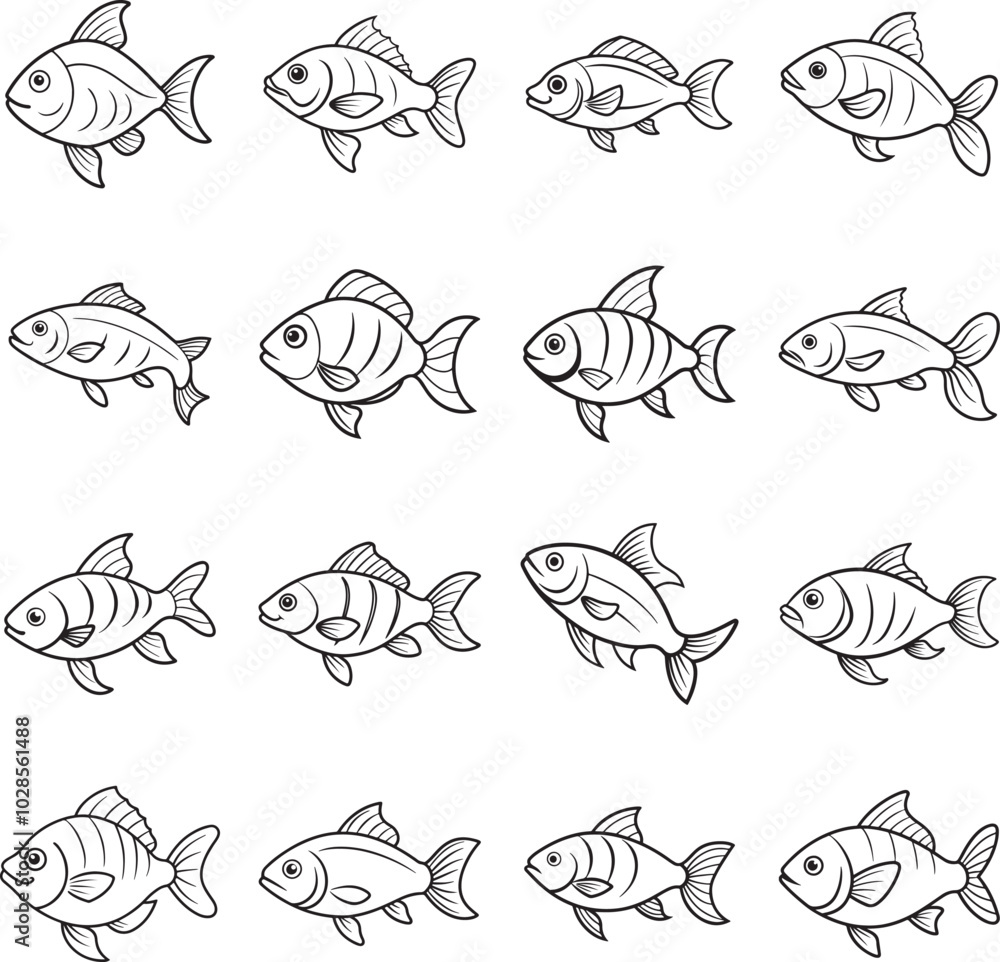 vector silhouette image of a fish on a white background
vector silhouette image of a fish on a white background