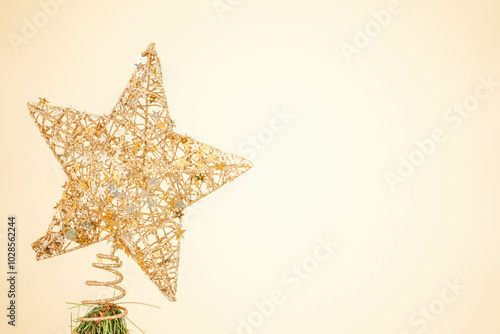 estrella del árbol de navidad