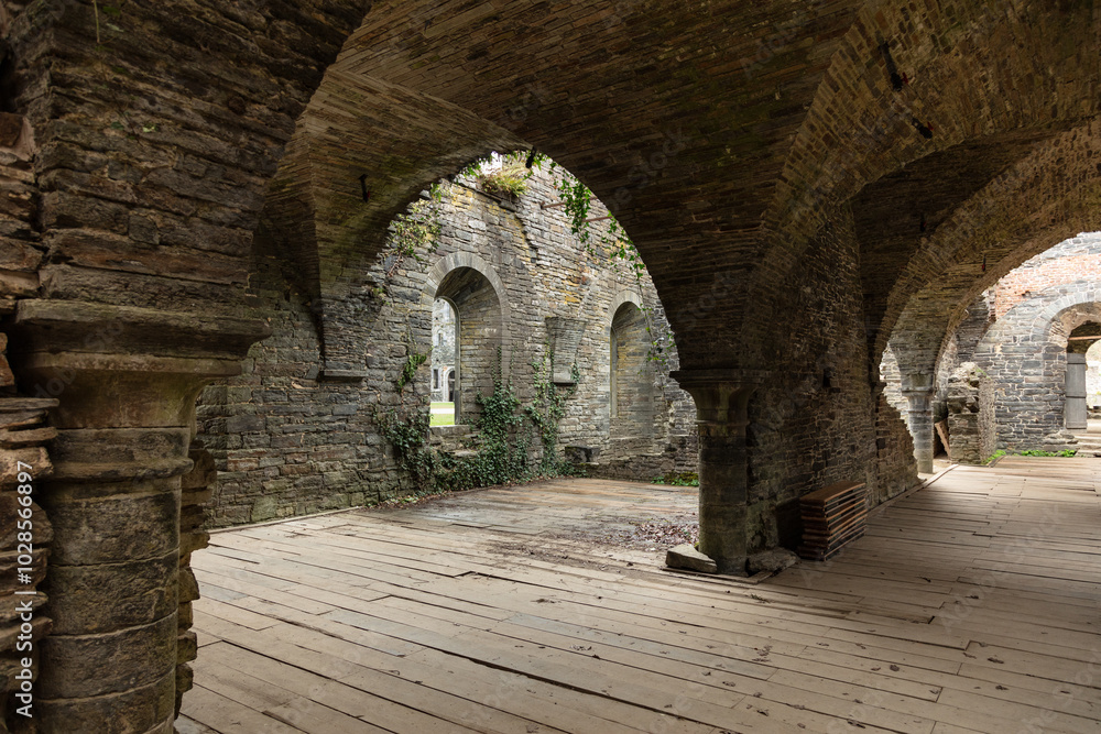 Obraz premium Ruin of Villers Abbey former Cistercian abbey located in Belgium