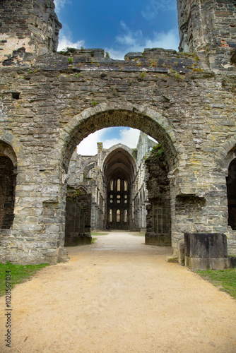 Ruin of Villers Abbey former Cistercian abbey located in Belgium