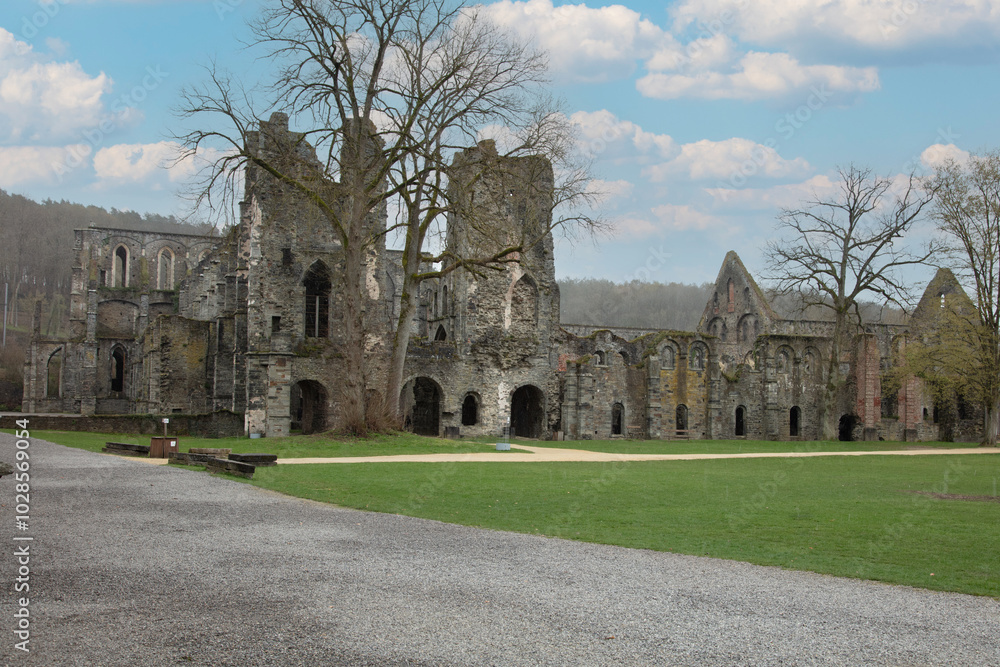 Fototapeta premium Ruin of Villers Abbey former Cistercian abbey located in Belgium