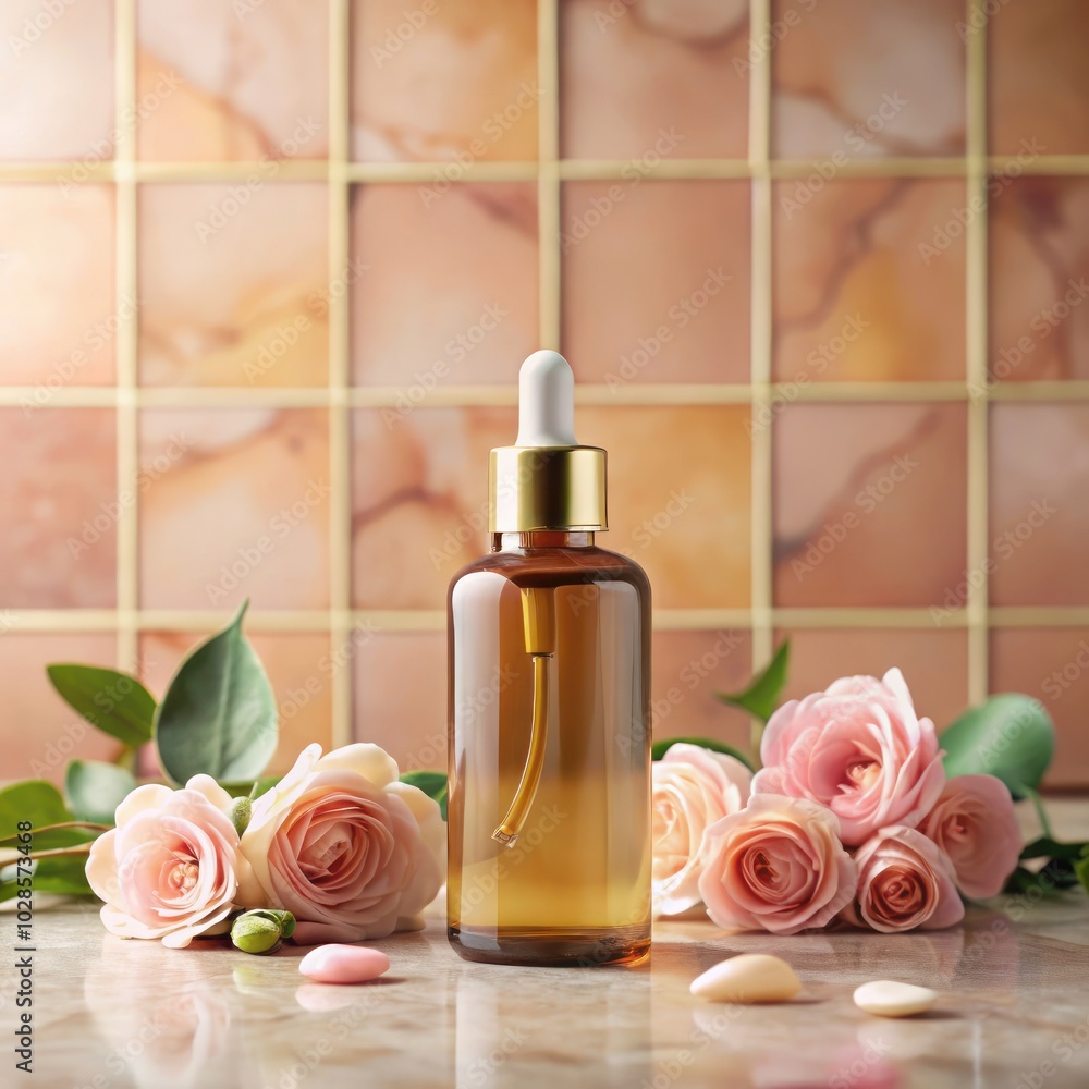 Realistic 3d bottle skincare for packaging design. Realistic 3d bottle skincare for packaging design.