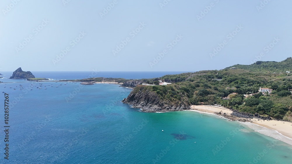 Aerial view of a stunning coastal landscape Aerial view of a stunning coastal landscape