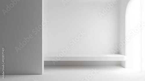Wallpaper Mural Light soft grey gradient with blank space for stock photo Torontodigital.ca