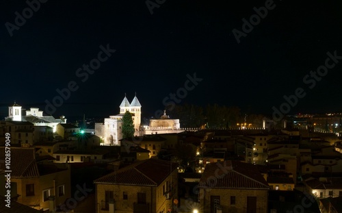 Views of the city of Toledo with the Church of San Idelfonso photo