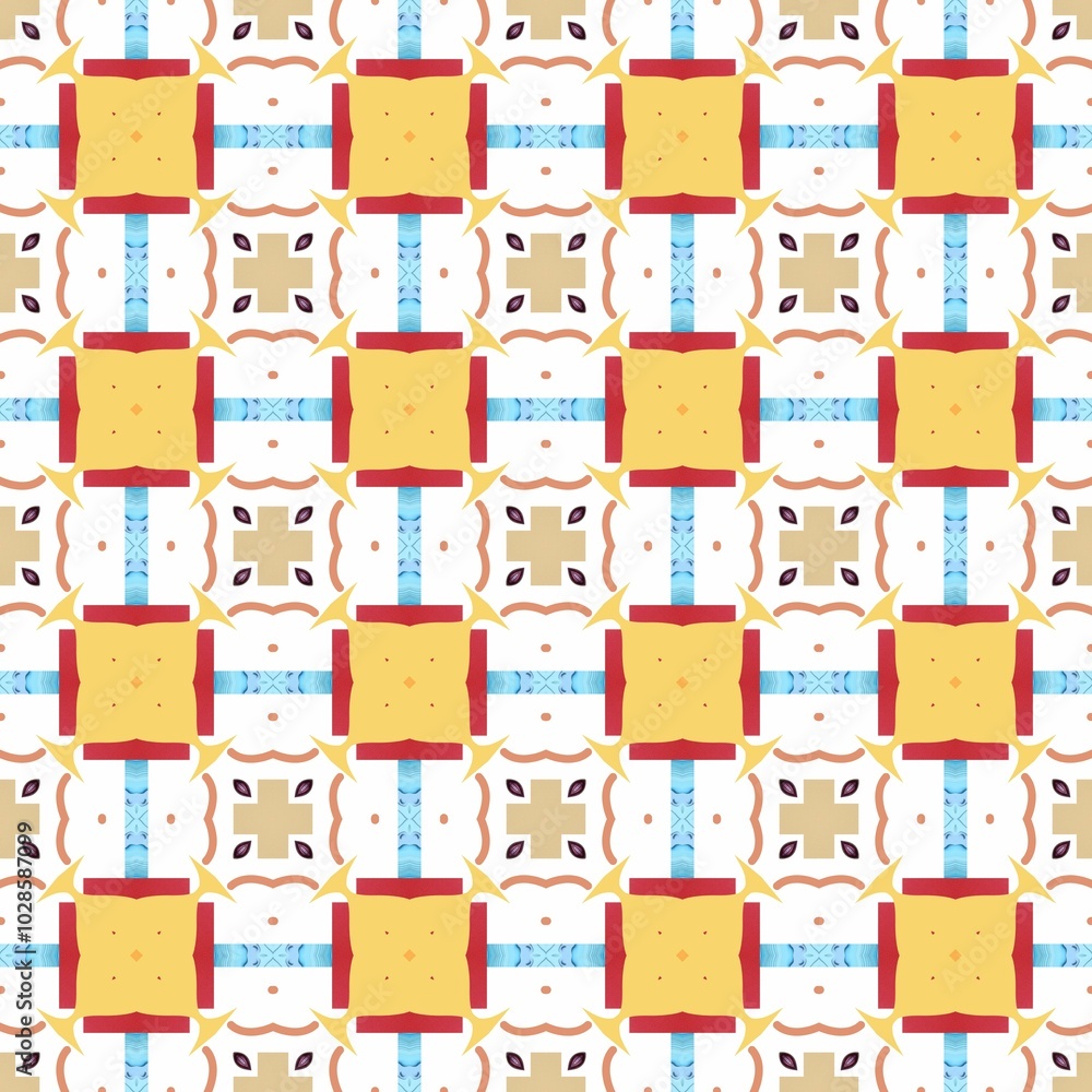 Colorful geometric seamless pattern Colorful geometric seamless pattern